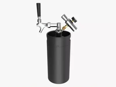Pressurized Keg System 02 3D model