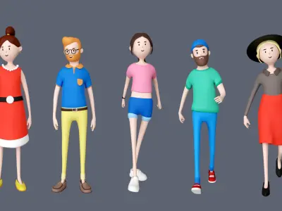  cartoon characters 3 04 