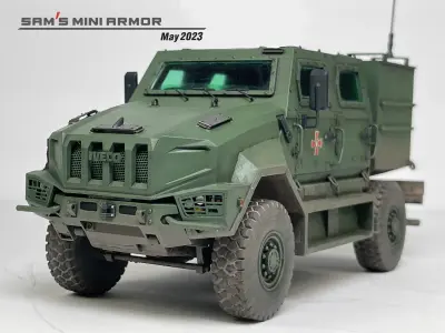  Iveco Manticor Armored Vehicle - 35th Scale 3D print model 3D print model