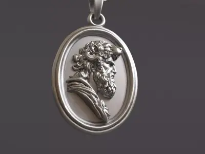 Hercules Pendant 3D print model