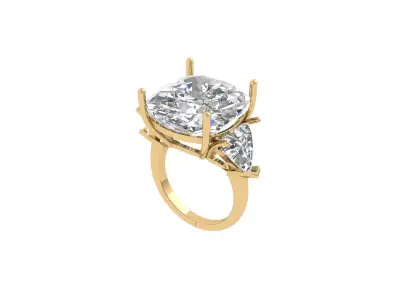 Cushion Ring 3D print model 13