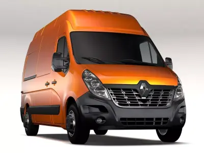 Renault Master L2H3 Van 2017 3D model