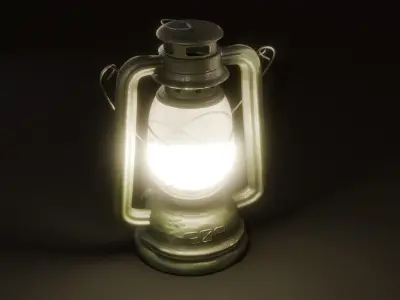 3D Lantern Ready Pbr Low-poly 3D model