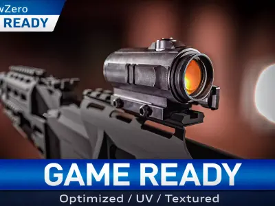 DK-9 Optic Low-poly 3D model