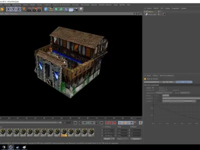 Age of Empires 2 HD Barracks Caserne Free 3D model