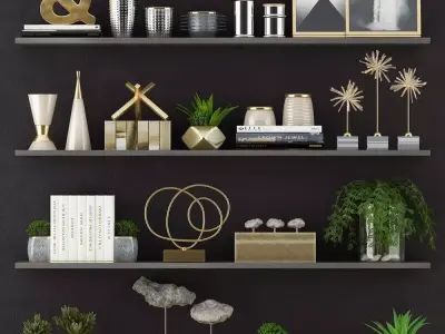 Enfeites para Interiores Free 3D model