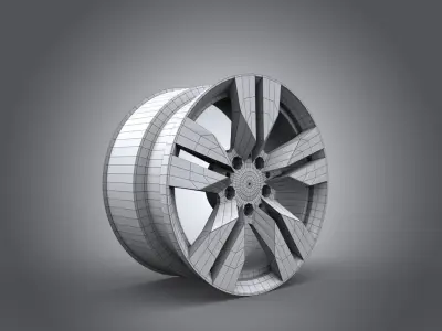 Rim Mercedes-Benz Code R52  3D model
