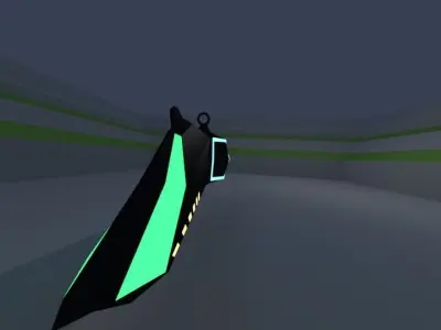 Plasma gun Free low-poly 3D model