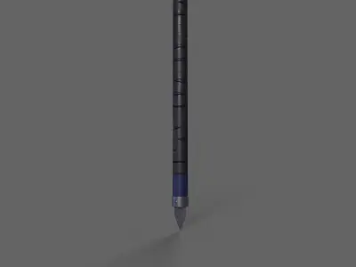 PBR Polearm V3a Low-poly 3D model