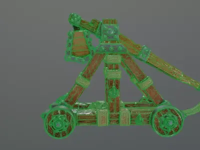 catapult 3D model purchase