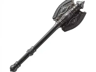 Ancient Mace model pack Low-poly 3D model