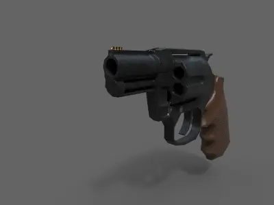 Game Ready ColtCobra 38 Special Low-poly 3D model