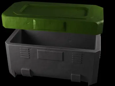 Chest box 3D model