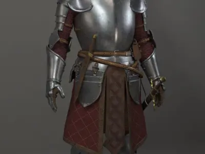 Knight 3D model buy