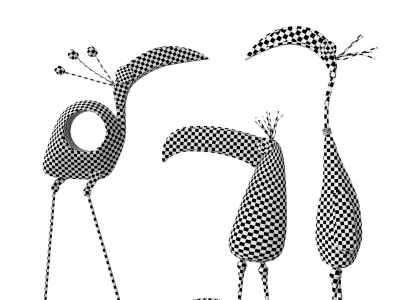 Decorative Birds VOL- 3 3D model