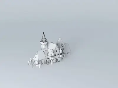 Sleeping Beautys Castle Free 3D model
