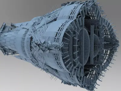 Grand Cigar zeppelin 7 3D model purchase