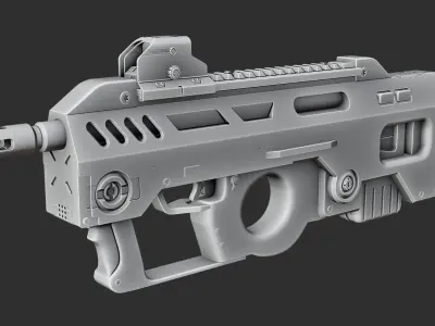 Concept Gun model 3D model