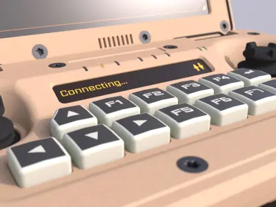 Rugged controller 3D model