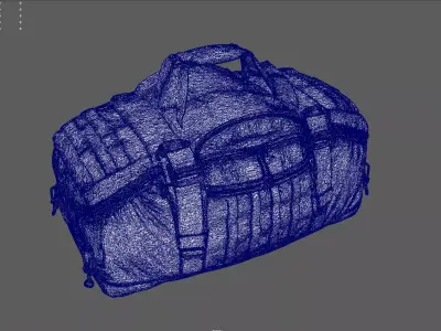 Premium Tactical Gear Bag  3D model