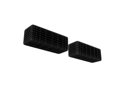 Morse Code M v1 001 Low-poly 3D model