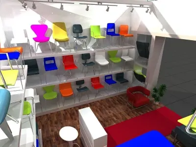 Cenan Exhibition Stand 3D model