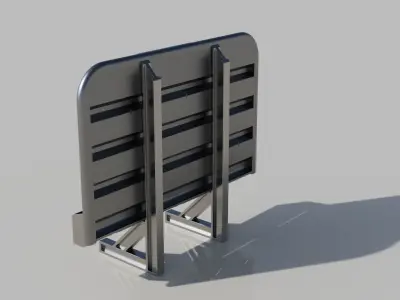 Cabin rack tool box 3D model