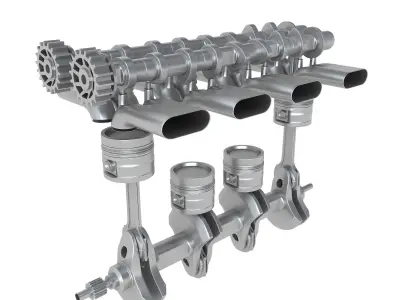 Engine work 3D model by tomb3d