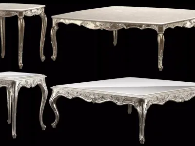 roberto giovannini coffee tables set 3D model