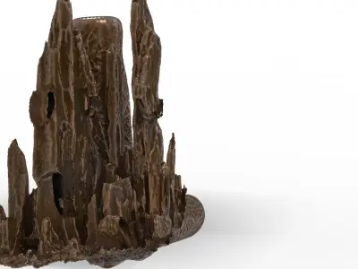 Viking Stone Pillars 3D model