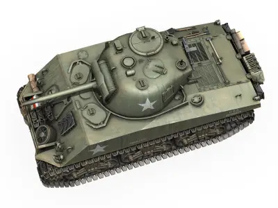 M4A3 75mm - Sherman - Caballero 3D model