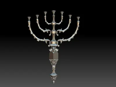 CANDEL HOLDER 3D MODEL FOR 3D PRINTING 3D print model