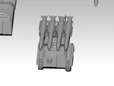 Missile launcher for 3d printing 3D model
