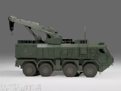 Low Poly Military ARV Low-poly 3D model
