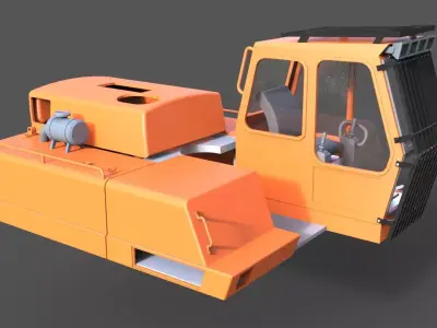 Excavator Body Atlas 3D print model