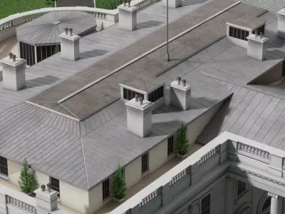 The White House 3D model get