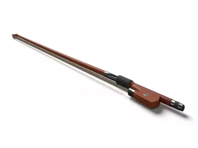 Violin BOW Low-poly 3D model