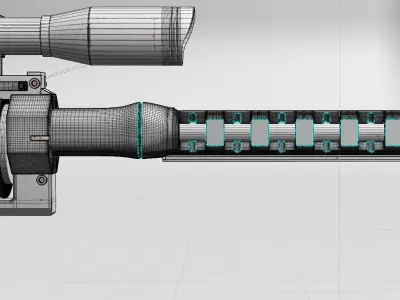 sniper Free 3D model