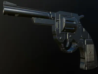 REVOLVAR LOW POLY MODEL Low-poly 3D model
