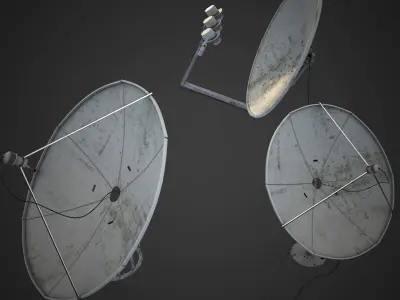 Antenna satellite dish - satellite dish 3D model