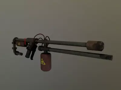 Flame Thrower Free low-poly 3D model purchase