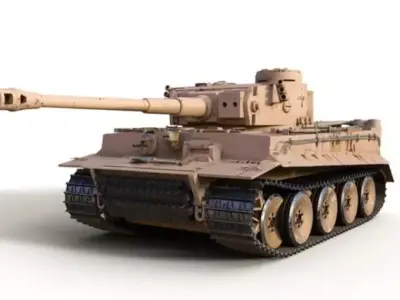 Tiger Tank 3D model 3D print model
