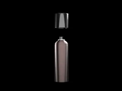 Perfume Spray Bottle Low-poly 3D model