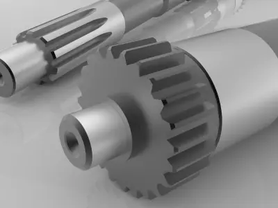 TRACTOR SHAFT Free 3D print model