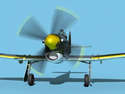 Hawker Hawker Tempest MK1 V01 3D model