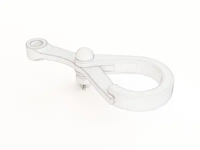 Safe lifting hook 3D model