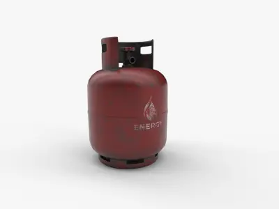 Propane Tank Low-poly 3D model buy