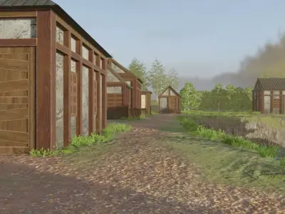 Waterway Village 3D model