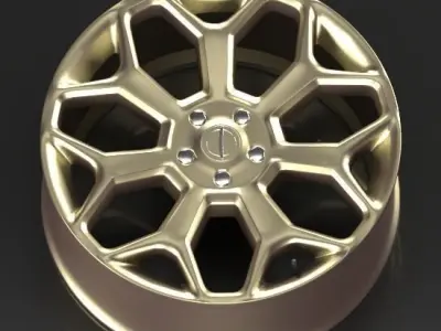 rims chrysler 300 3d model Low-poly 3D model