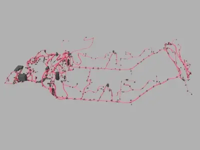 Automotive Electronic System 3D model